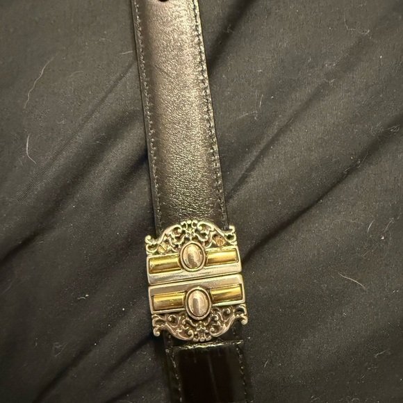 Brighton size large “34” turn/twist black leather belt - Picture 5 of 8